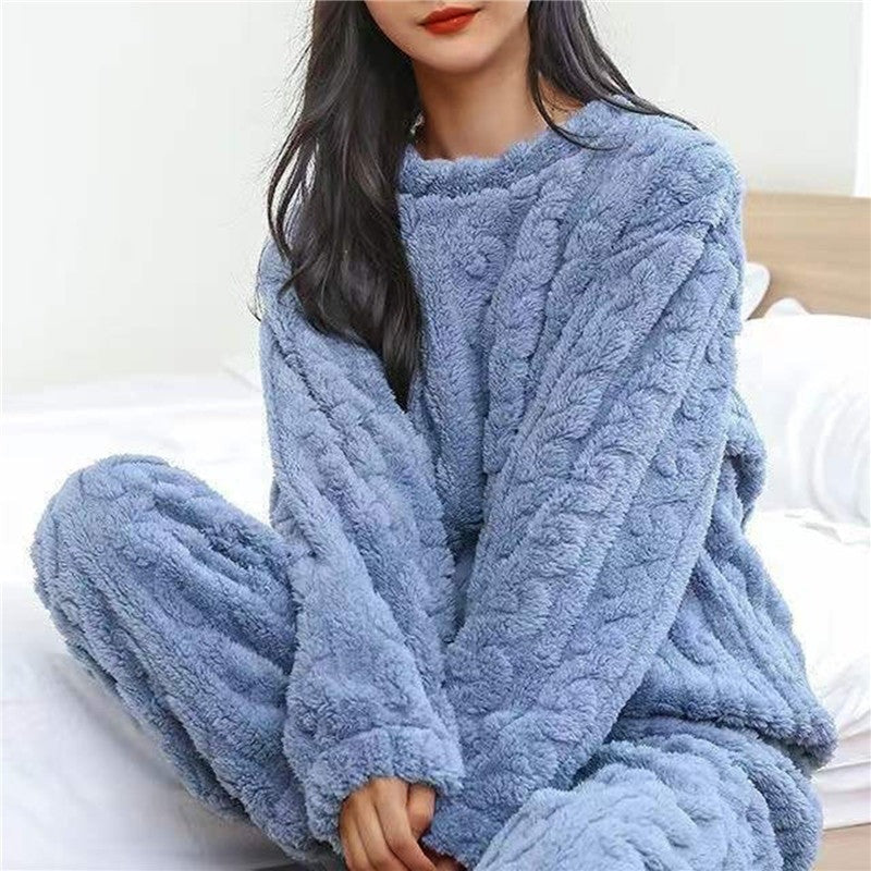 Felicity | Womens Fleece Loungewear Set Long Sleeve