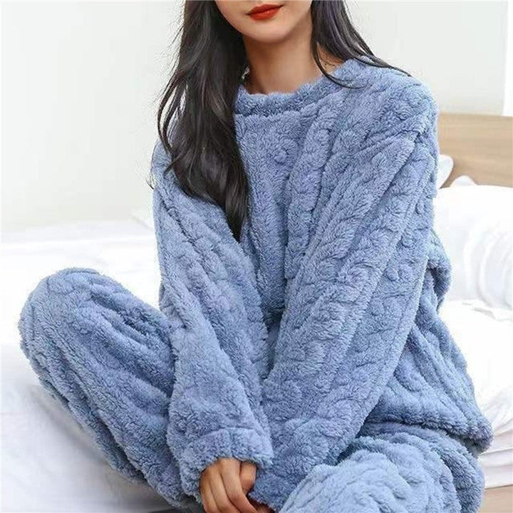 Felicity | Womens Fleece Loungewear Set Long Sleeve