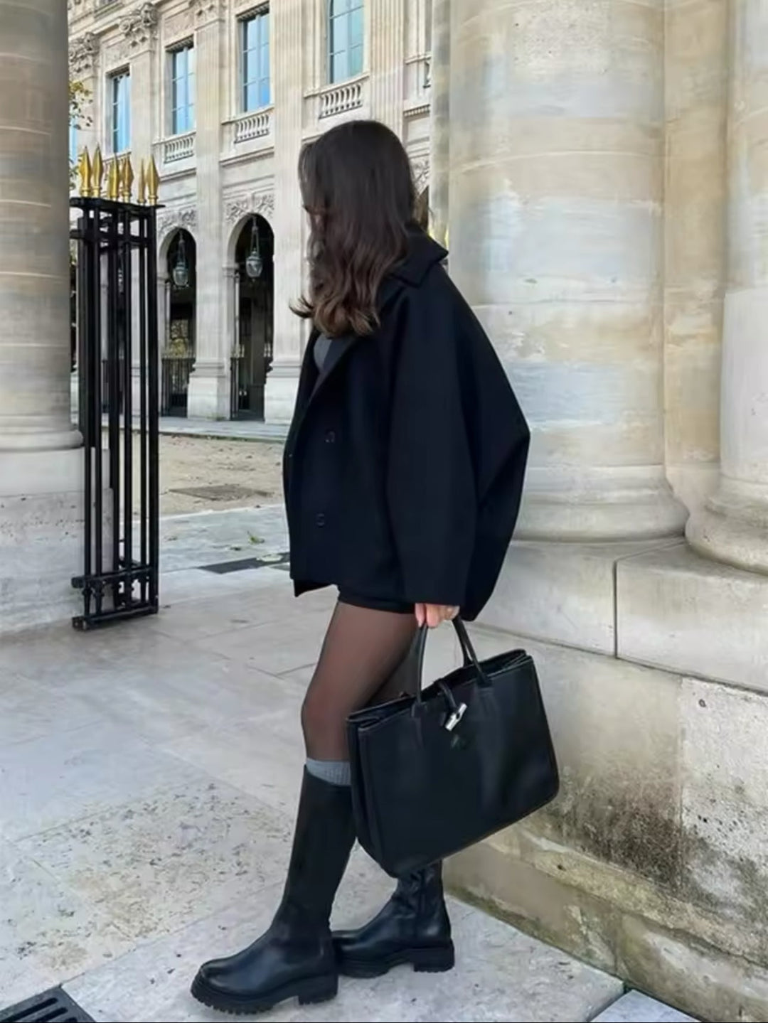 Florence | Womens Oversized Double Breasted Collared Coat