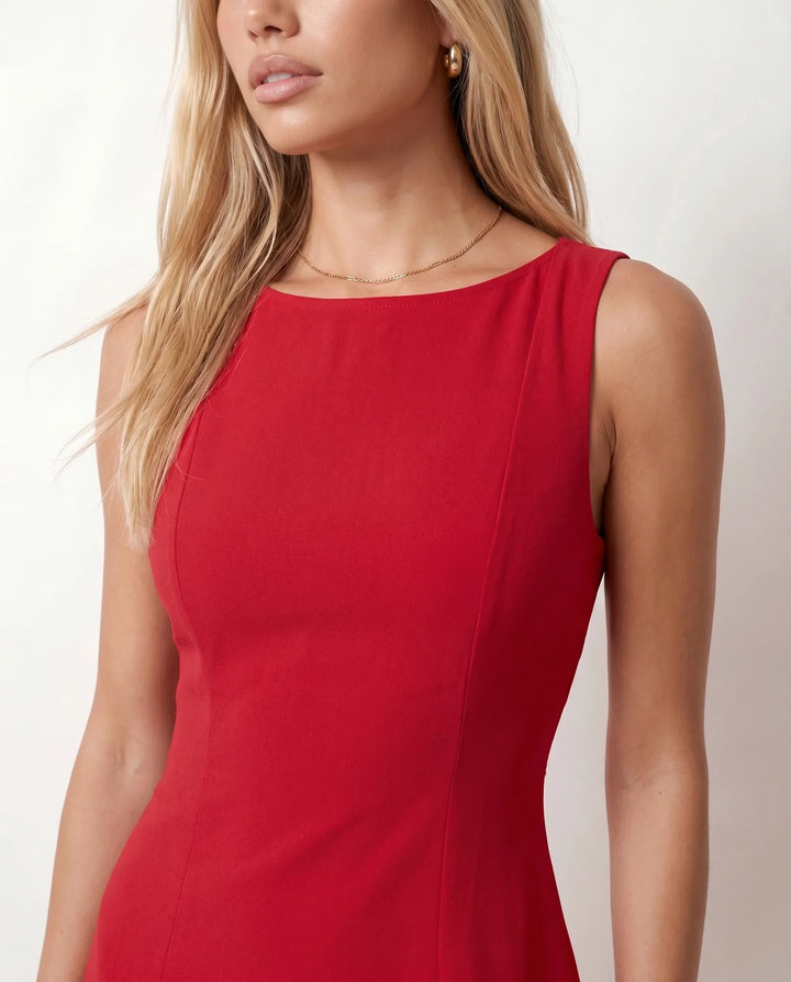 Gemma | Womens Sleeveless A-Line Party Mini Dress