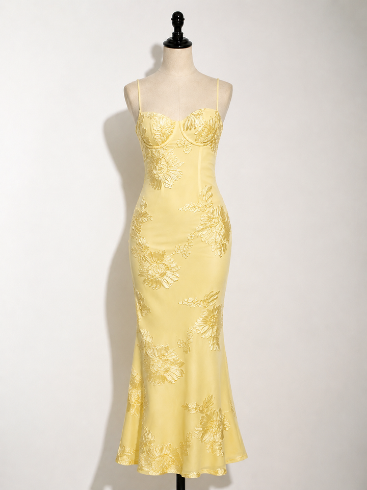 Grace | Sleeveless Wedding Guest Floral Maxi Dress