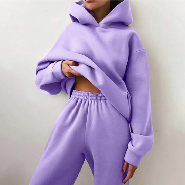 Harriet | Womens Hooded Fleece Joggers Lounge Set