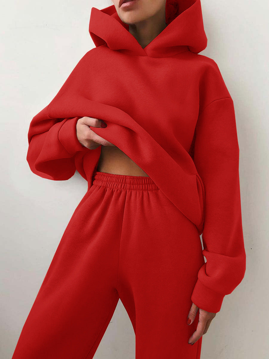 Harriet | Womens Hooded Fleece Joggers Lounge Set