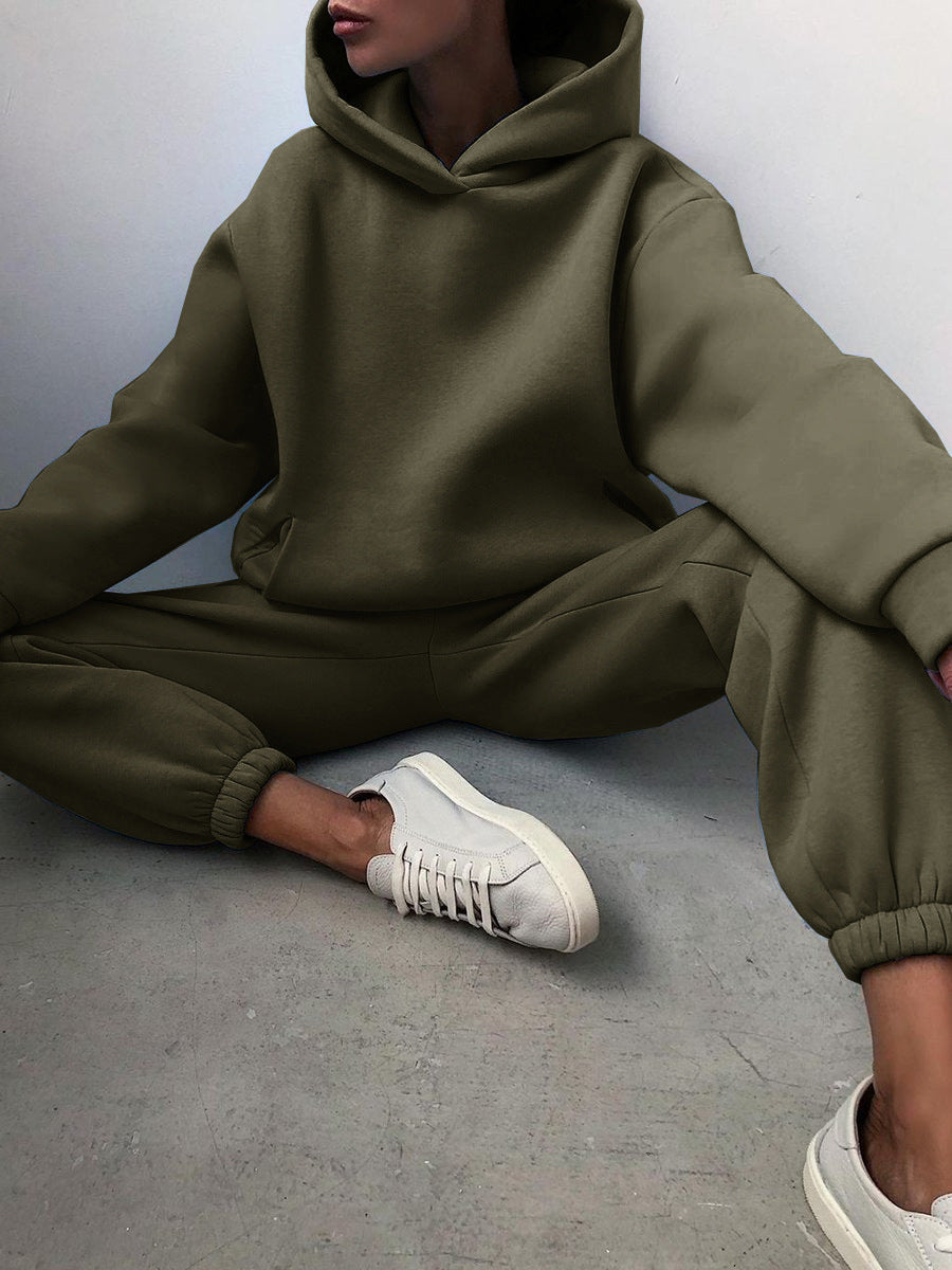 Harriet | Womens Hooded Fleece Joggers Lounge Set