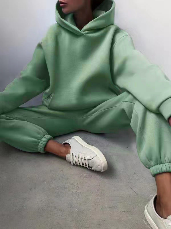 Harriet | Womens Hooded Fleece Joggers Lounge Set