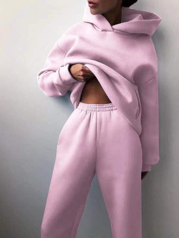 Harriet | Womens Hooded Fleece Joggers Lounge Set
