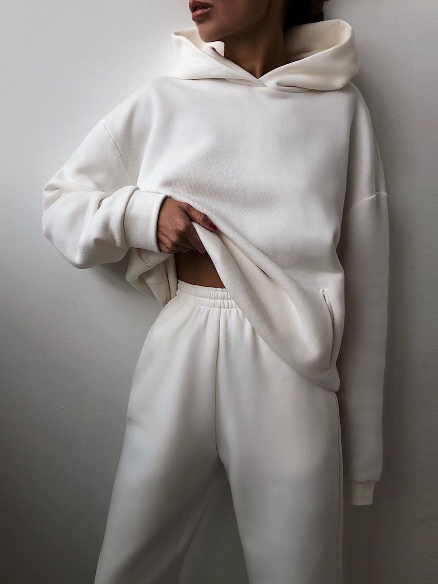 Harriet | Womens Hooded Fleece Joggers Lounge Set