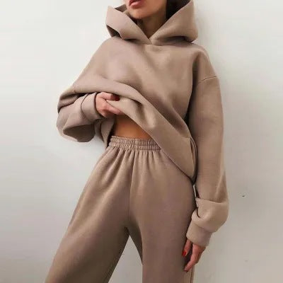 Harriet | Womens Hooded Fleece Joggers Lounge Set