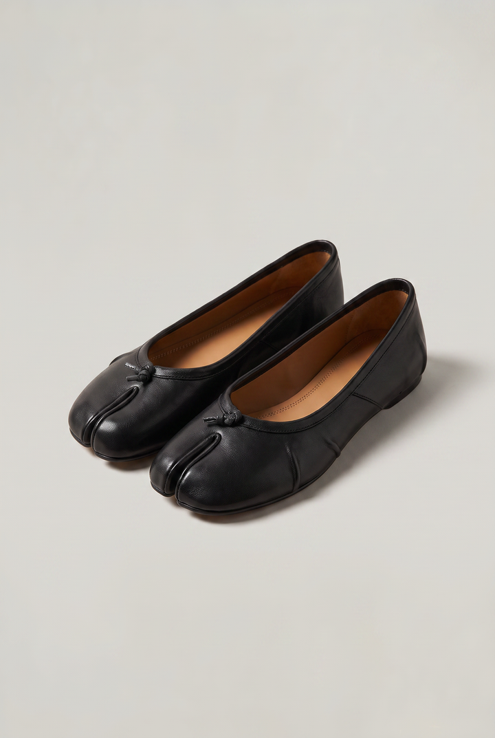 Felicity | Split Toe Bow Ballet Flats