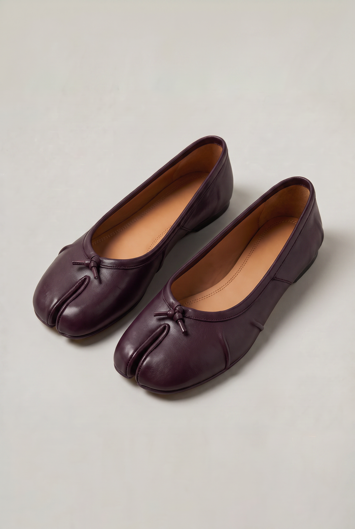 Felicity | Split Toe Bow Ballet Flats