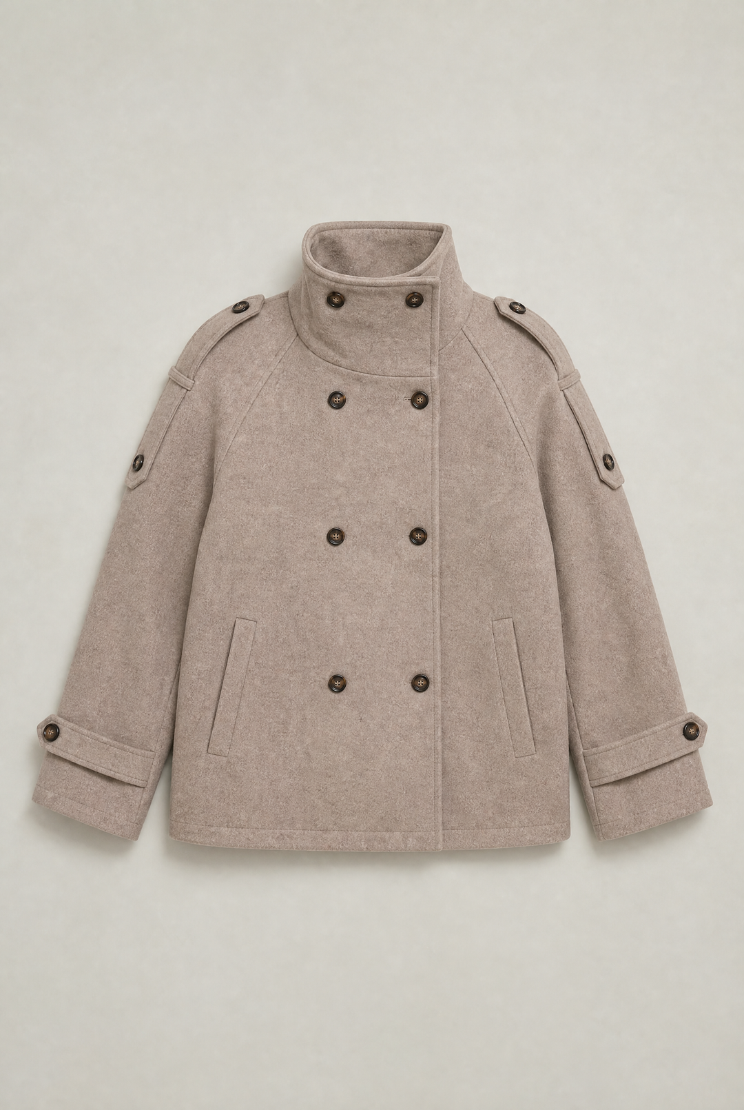 Daisy | Womens Wool Blend Double Breasted Coat