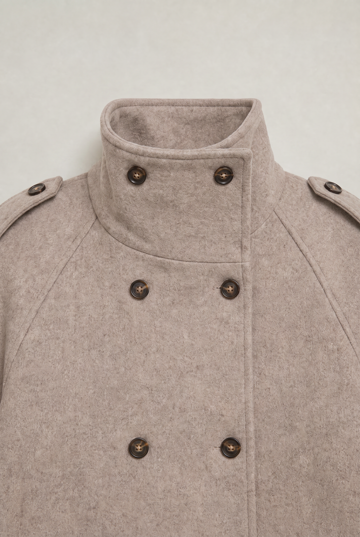 Daisy | Womens Wool Blend Double Breasted Coat
