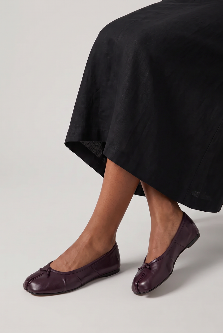 Felicity | Split Toe Bow Ballet Flats