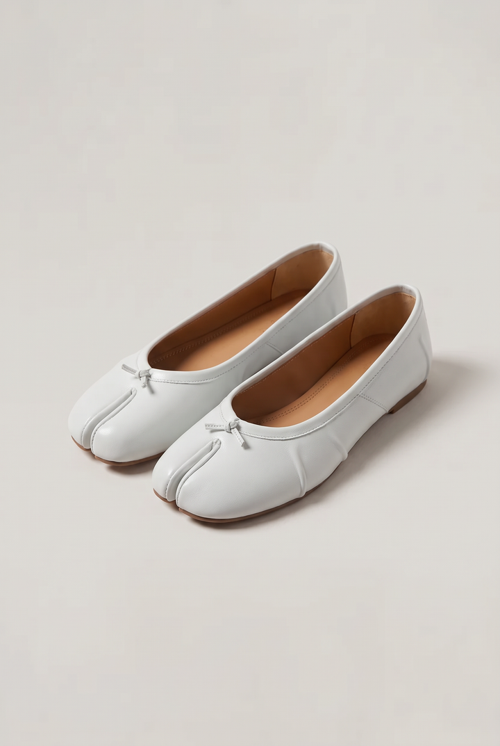 Felicity | Split Toe Bow Ballet Flats