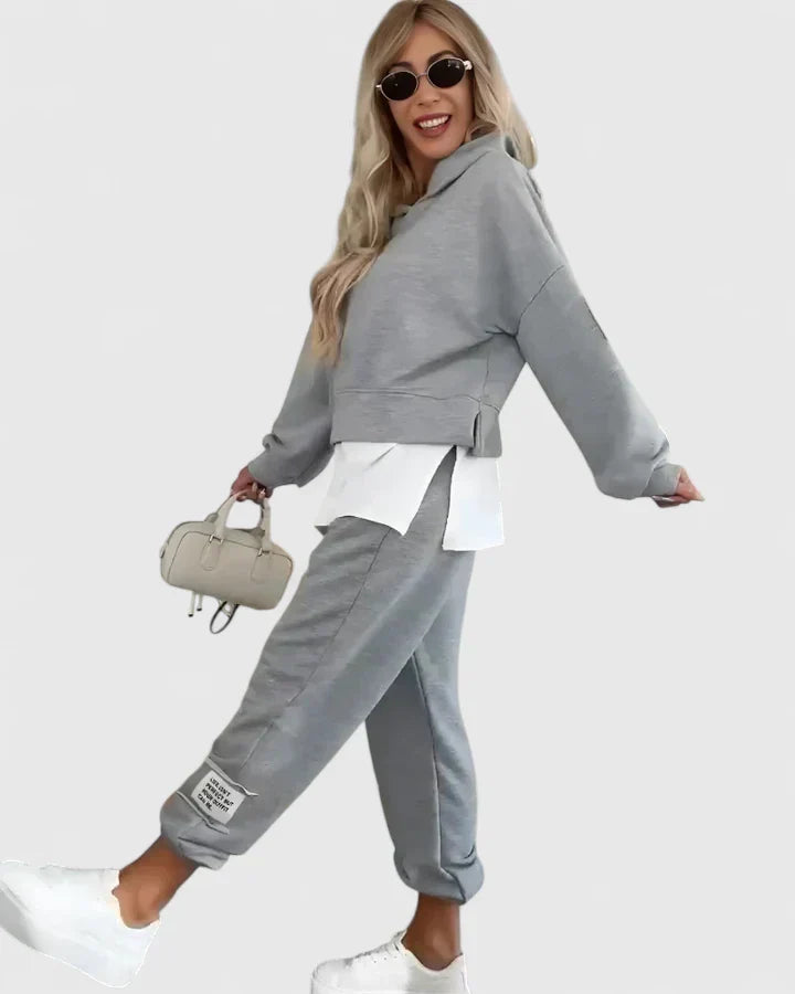 Imogen | Womens Hooded Sweatshirt Jogger Trousers Set