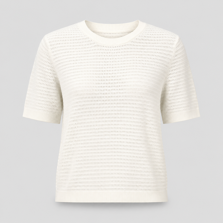 Imogen | Womens Short Sleeve Knit Going Out Party Top