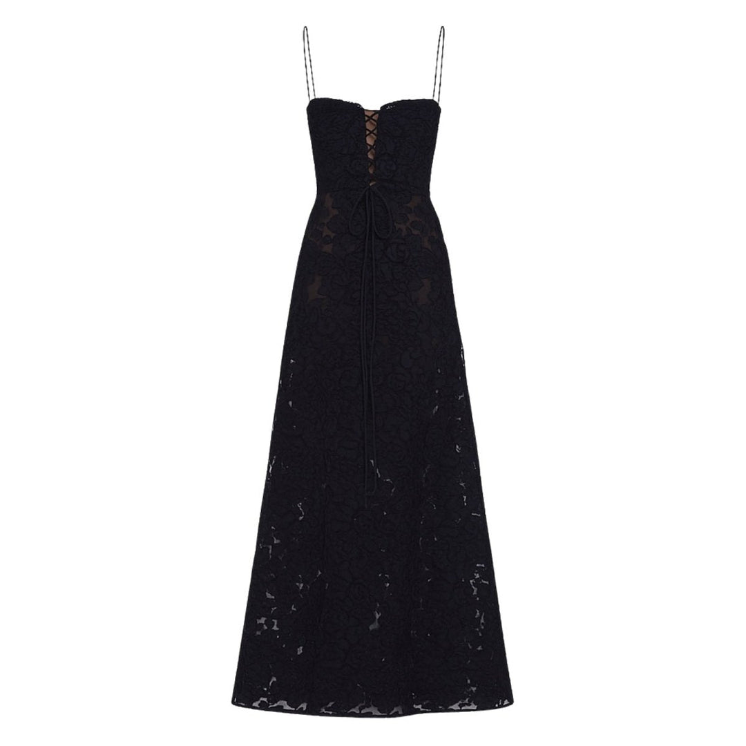 Isla | Sleeveless Wedding Guest Floral Maxi Dress