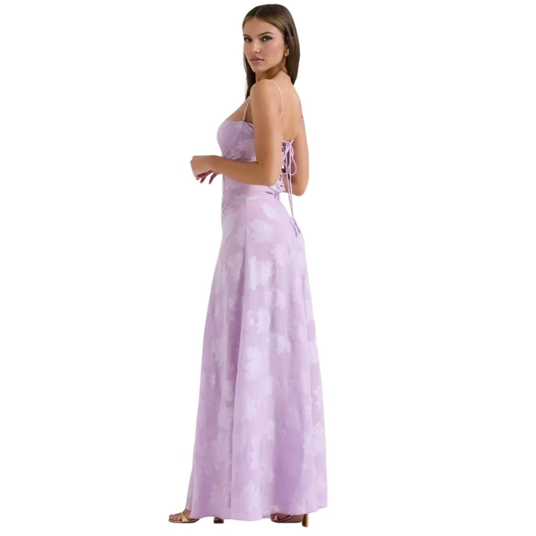 Isla | Sleeveless Wedding Guest Floral Maxi Dress