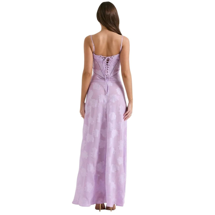Isla | Sleeveless Wedding Guest Floral Maxi Dress