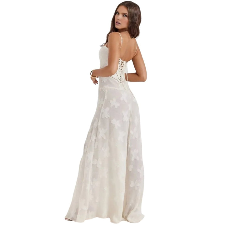 Isla | Sleeveless Wedding Guest Floral Maxi Dress