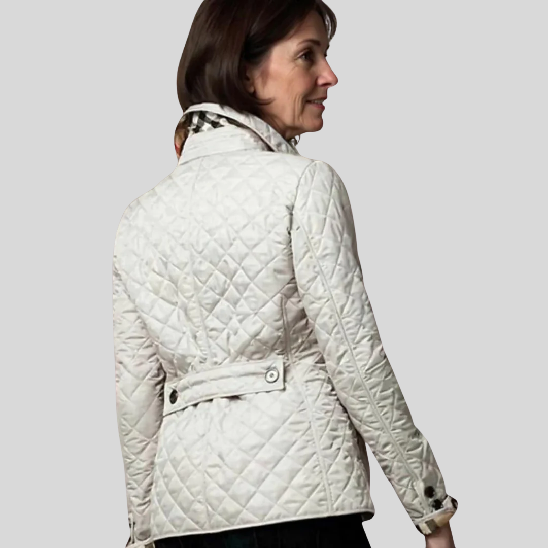 Millie | Quilted Button Collared Jacket
