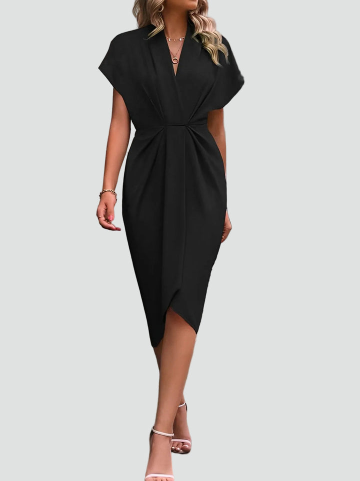 Lottie | Wedding Guest Wrap Midi Party Dress