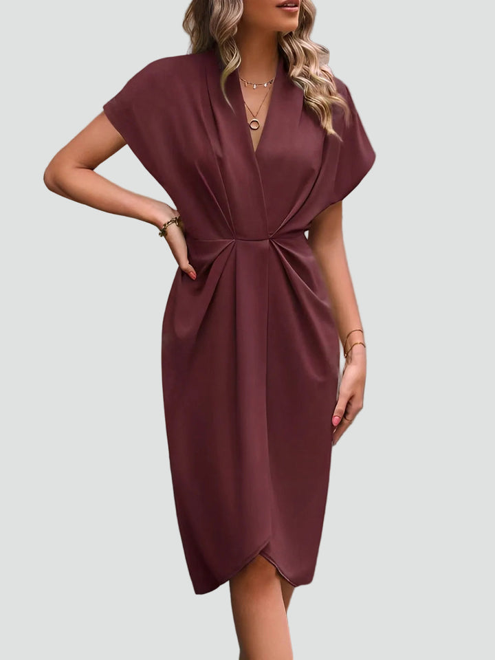 Lottie | Wedding Guest Wrap Midi Party Dress