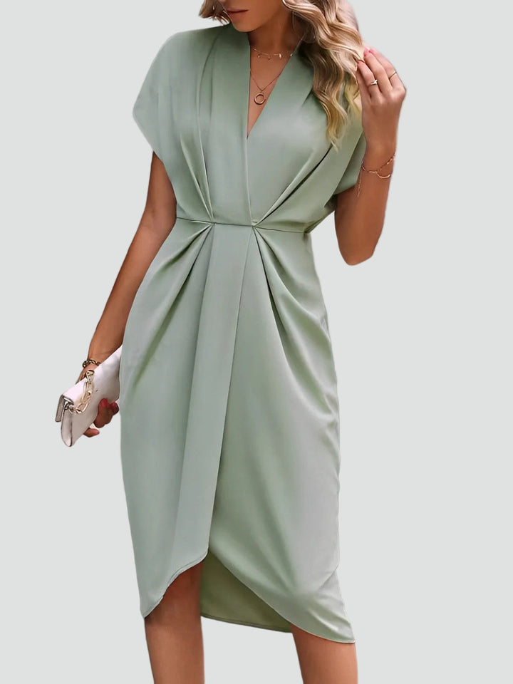Lottie | Wedding Guest Wrap Midi Party Dress