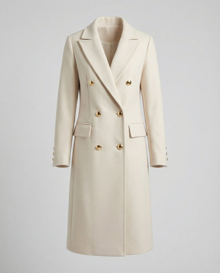 Lottie | Womens Double Breasted Peak Lapel Coat