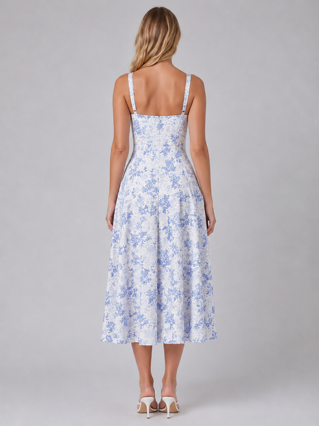 Lottie | Womens Floral Sleeveless Midi Summer Dress