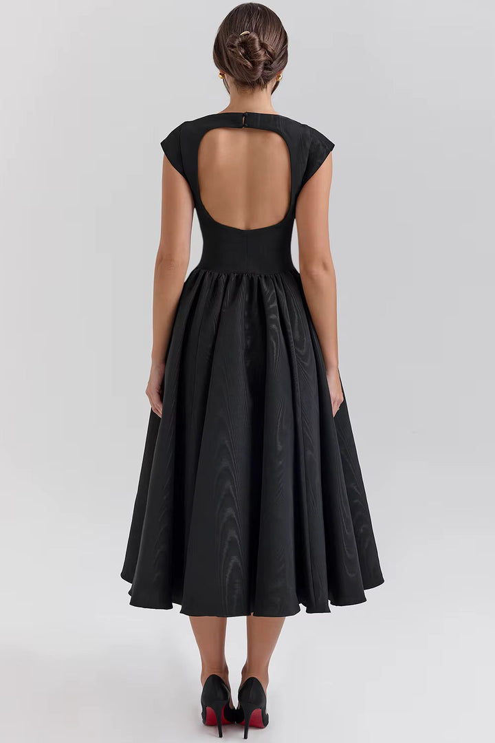 Maisie | Pleated Wedding Guest Party Midi Dress
