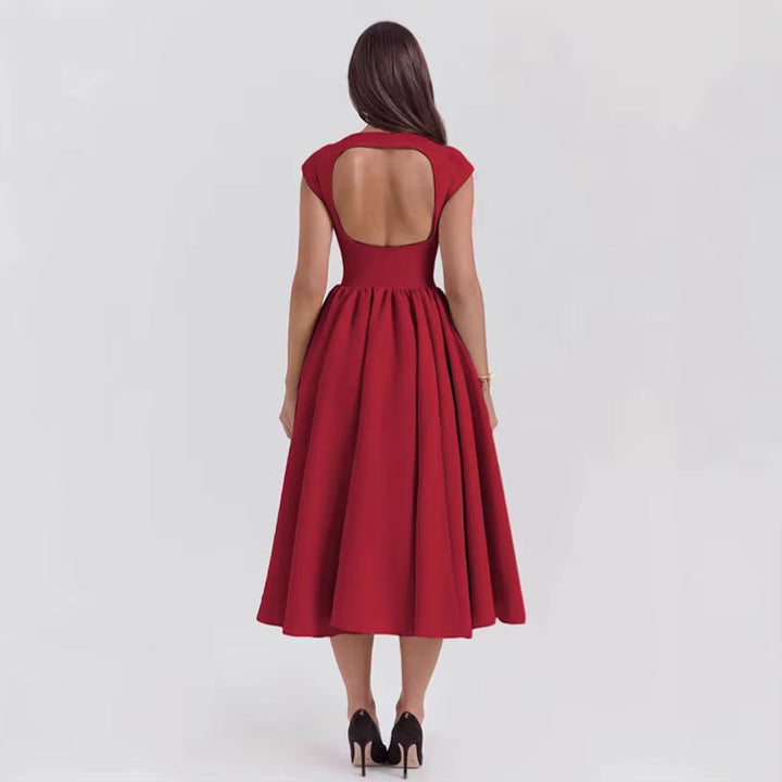 Maisie | Pleated Wedding Guest Party Midi Dress