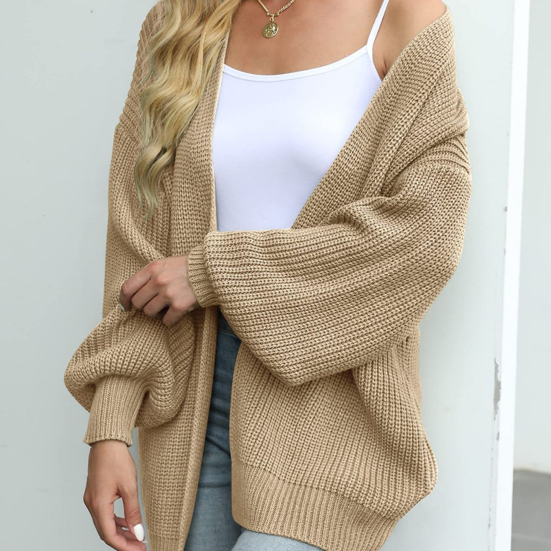 Millie | Womens Oversized Chunky Knit Open Front Cardigan