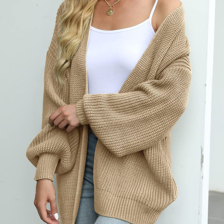 Millie | Womens Oversized Chunky Knit Open Front Cardigan