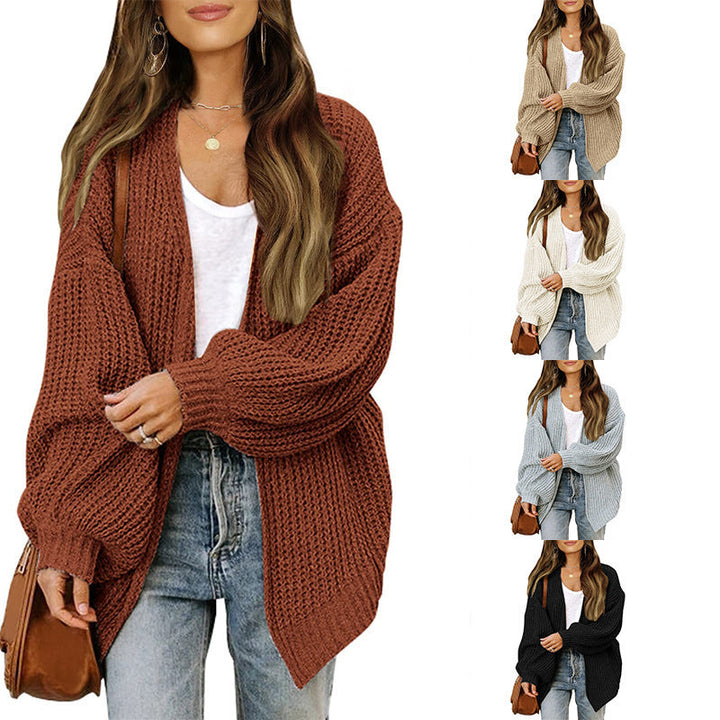 Millie | Womens Oversized Chunky Knit Open Front Cardigan