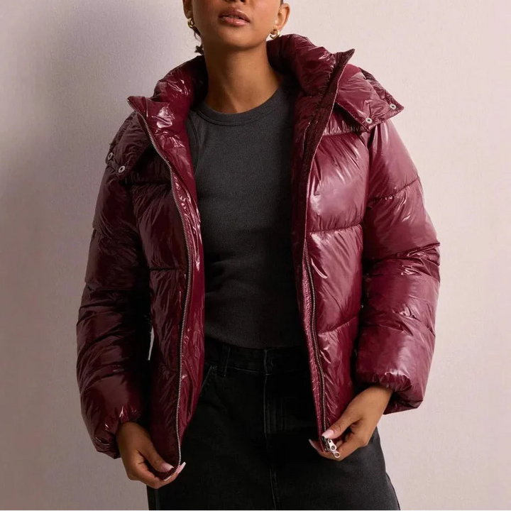 Effie | Hooded Quilted Zip Puffer Jacket