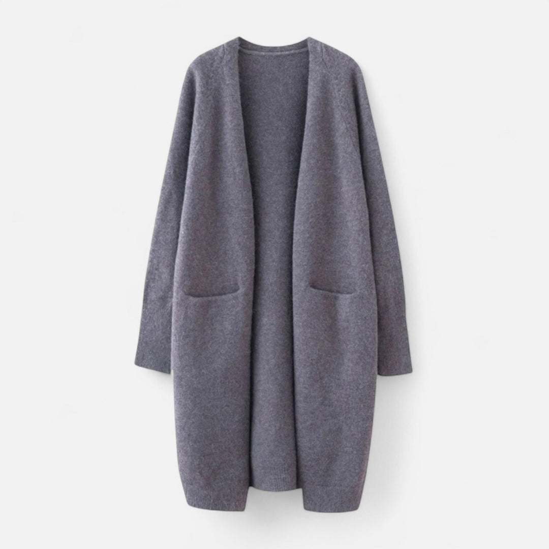 Ivy | Relaxed V-Neck Open Front Cardigan