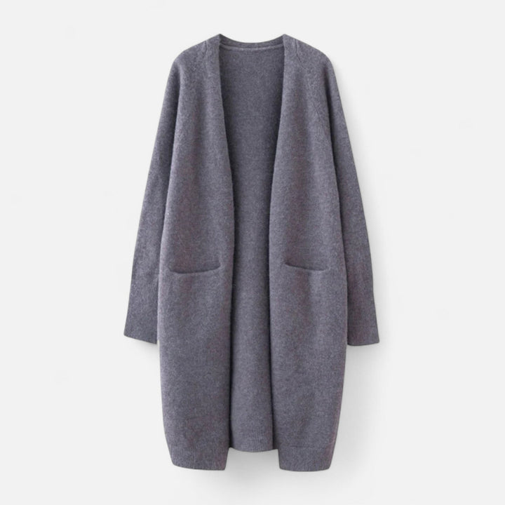 Ivy | Relaxed V-Neck Open Front Cardigan