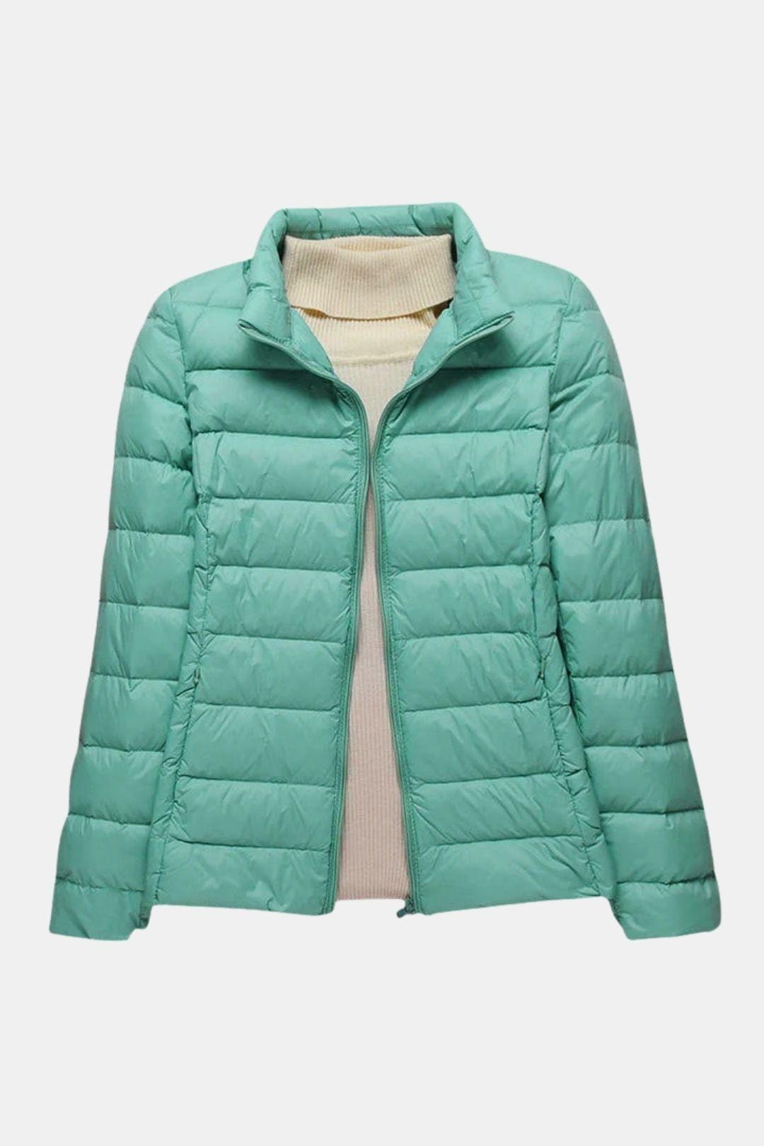 Olivia | Womens Quilted Zip Puffer Jacket