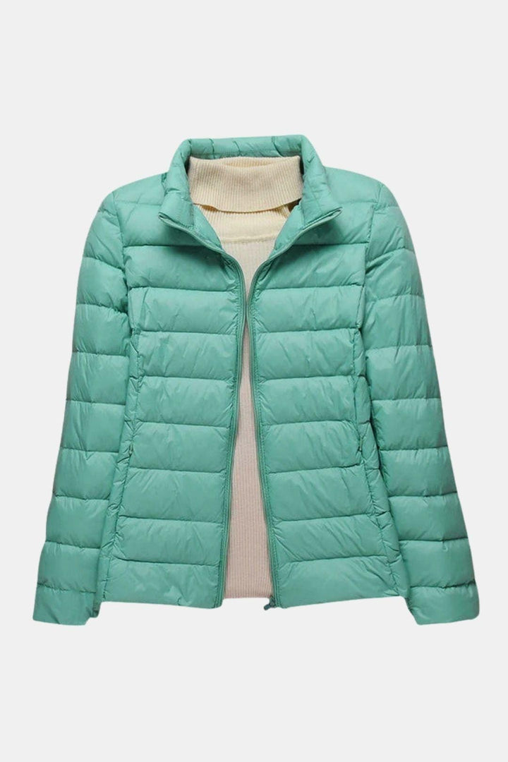 Olivia | Womens Quilted Zip Puffer Jacket
