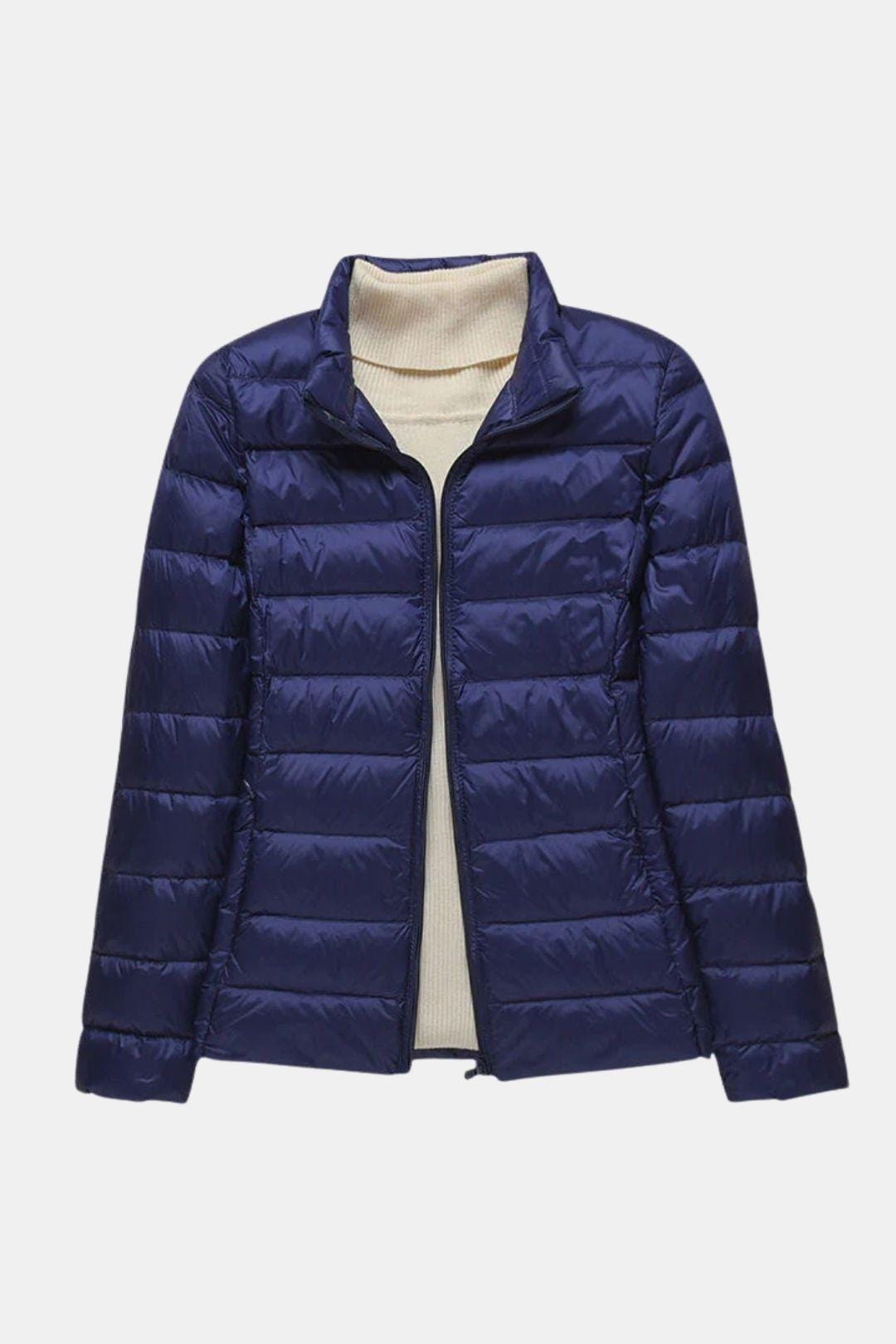 Olivia | Womens Quilted Zip Puffer Jacket
