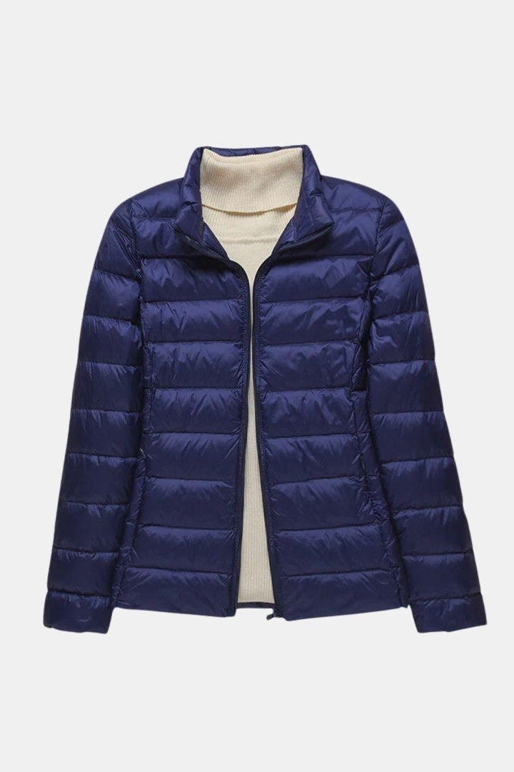 Olivia | Womens Quilted Zip Puffer Jacket