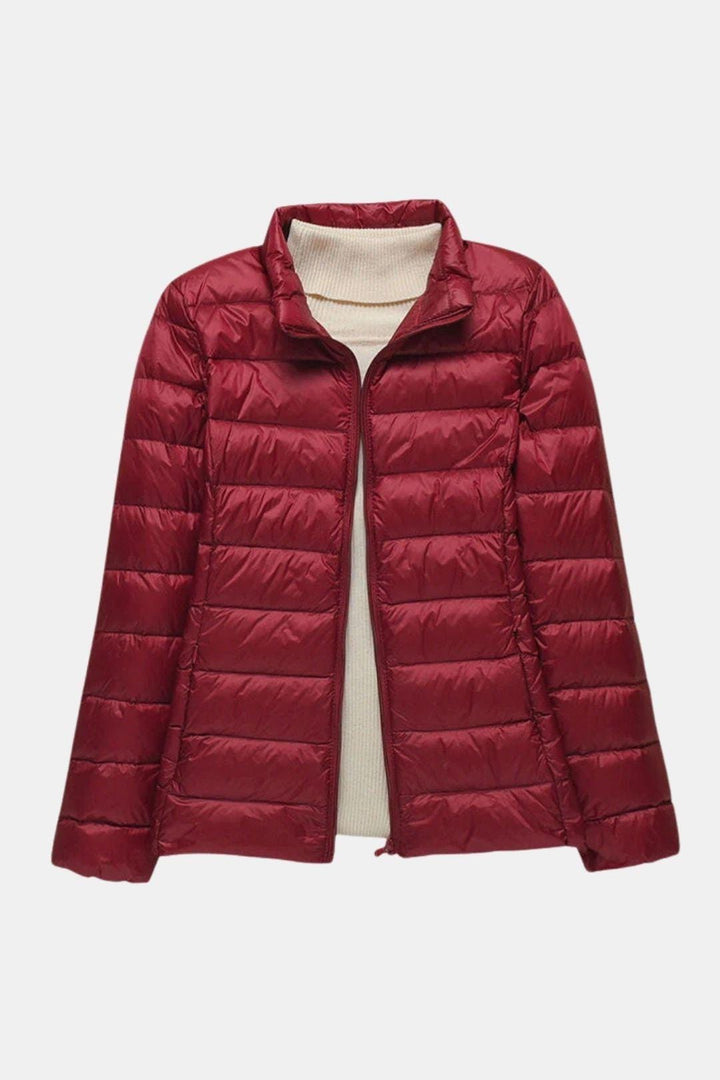 Olivia | Womens Quilted Zip Puffer Jacket