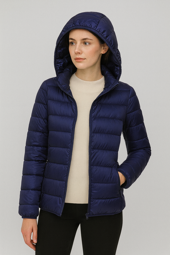 Olivia | Womens Quilted Zip Puffer Jacket