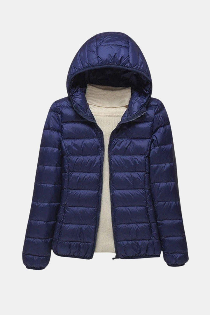 Olivia | Womens Quilted Zip Puffer Jacket