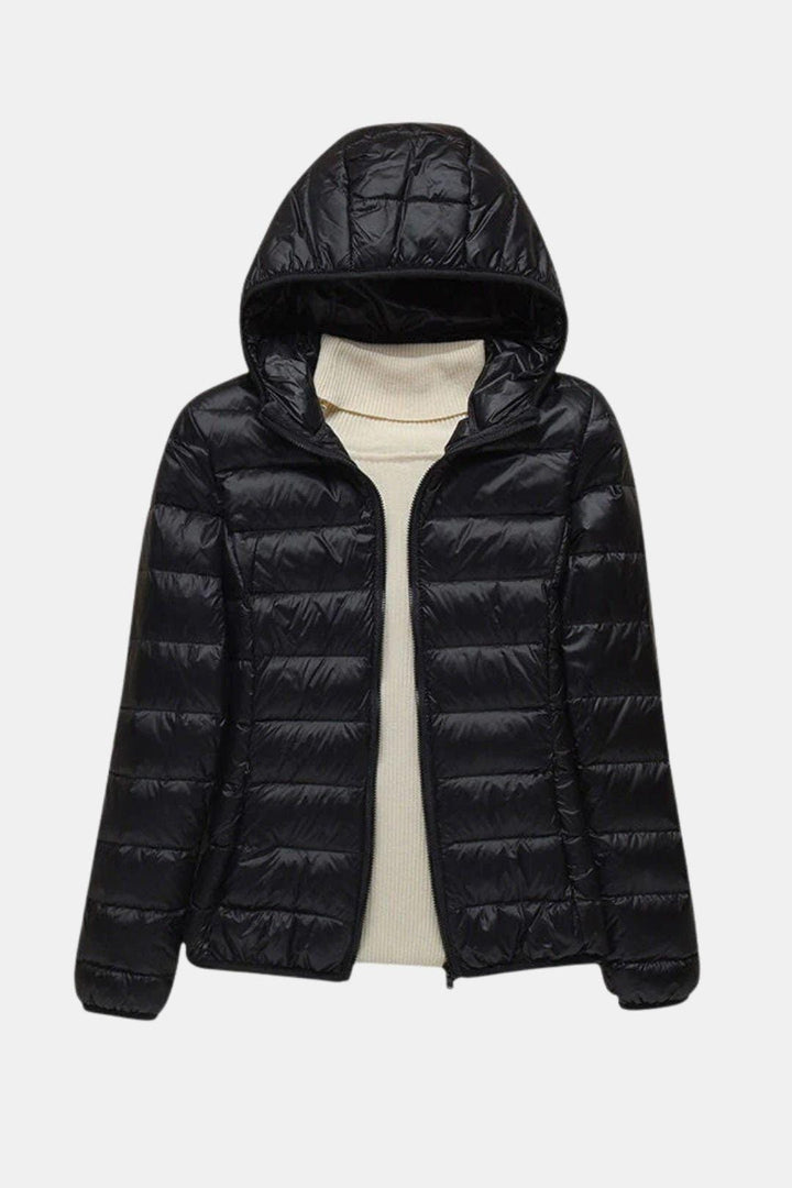 Olivia | Womens Quilted Zip Puffer Jacket