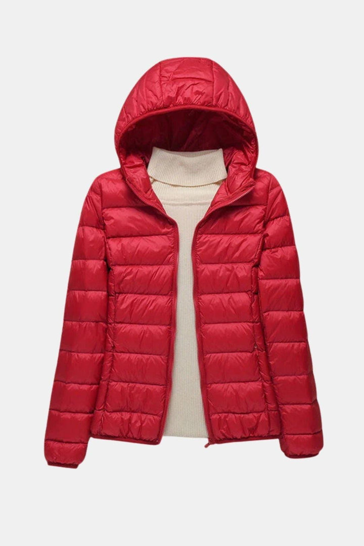 Olivia | Womens Quilted Zip Puffer Jacket