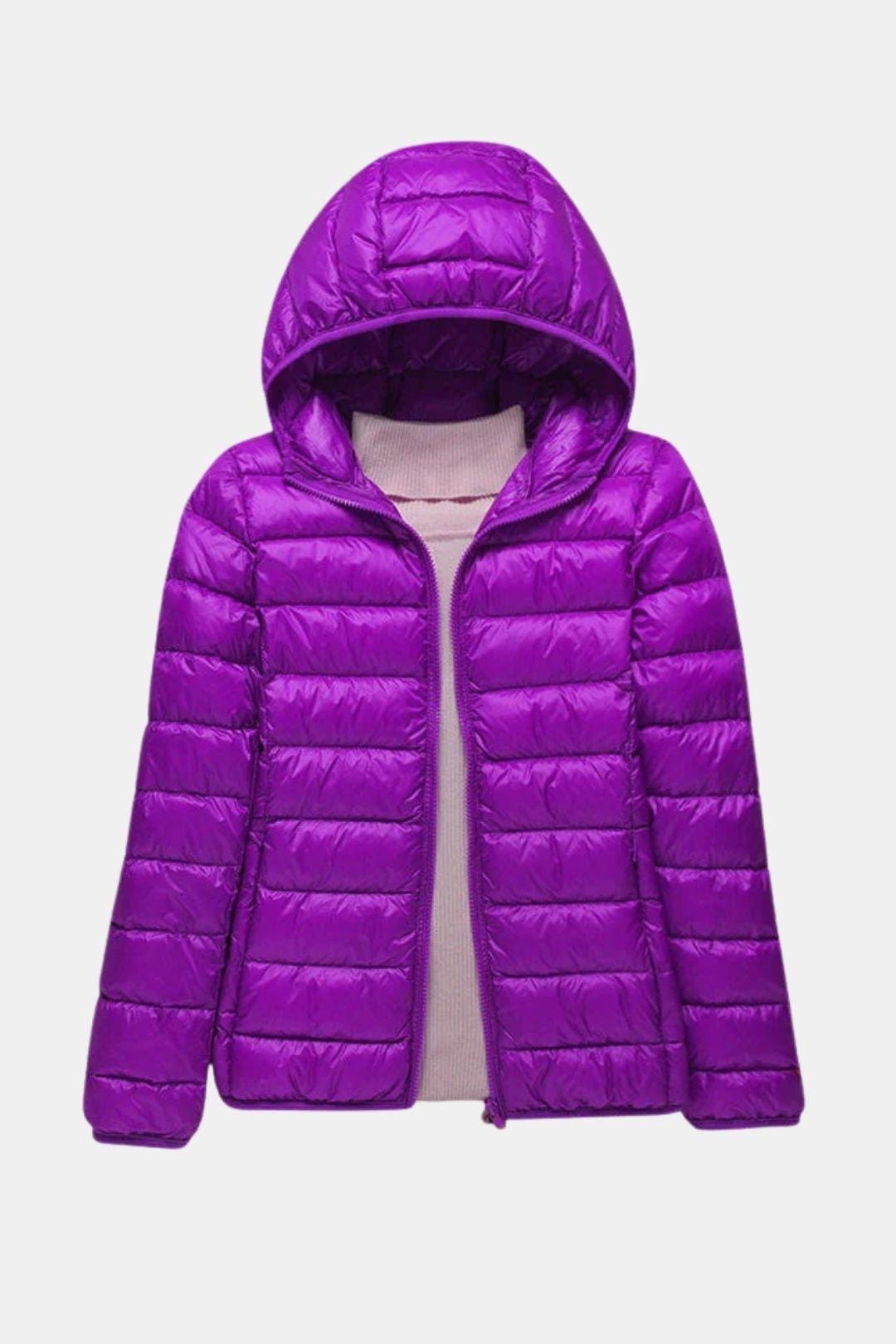 Olivia | Womens Quilted Zip Puffer Jacket