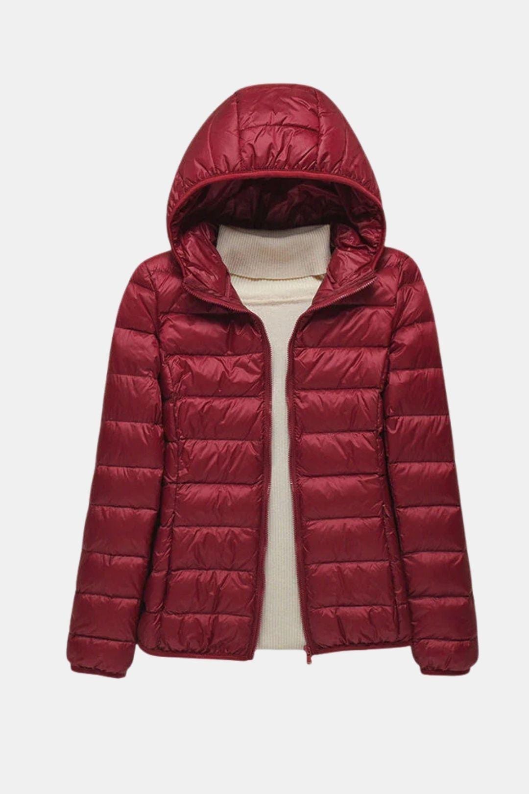 Olivia | Womens Quilted Zip Puffer Jacket