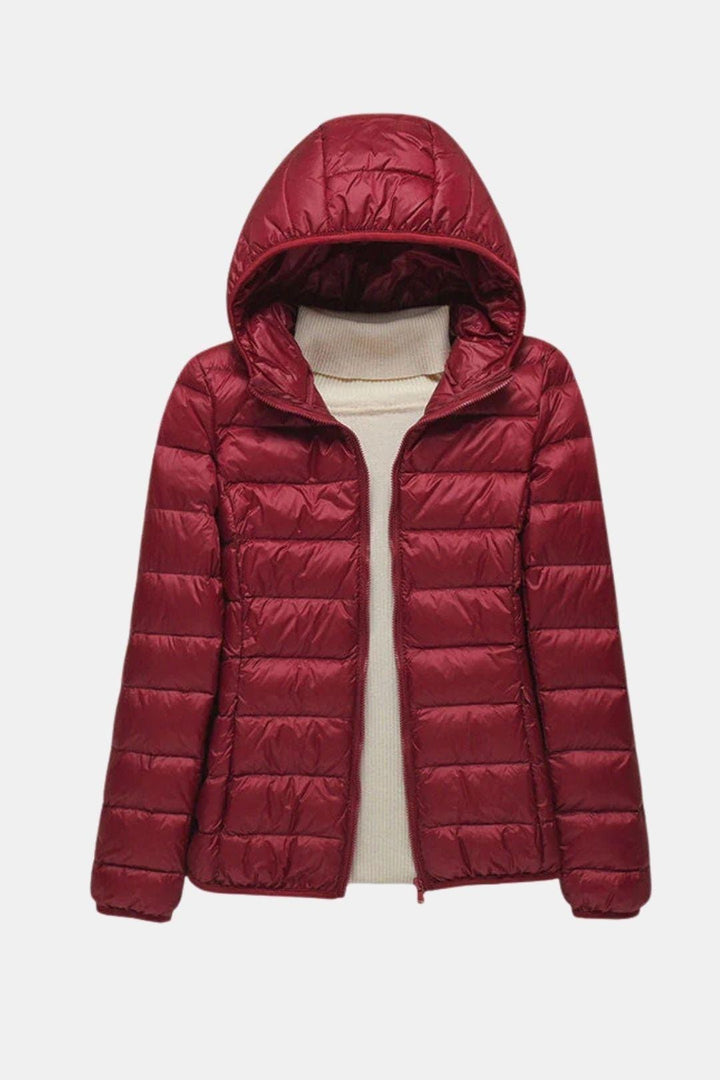 Olivia | Womens Quilted Zip Puffer Jacket
